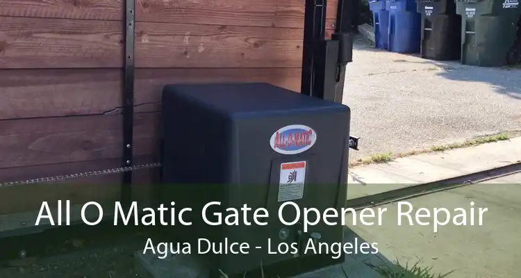 All O Matic Gate Opener Repair Agua Dulce - Los Angeles