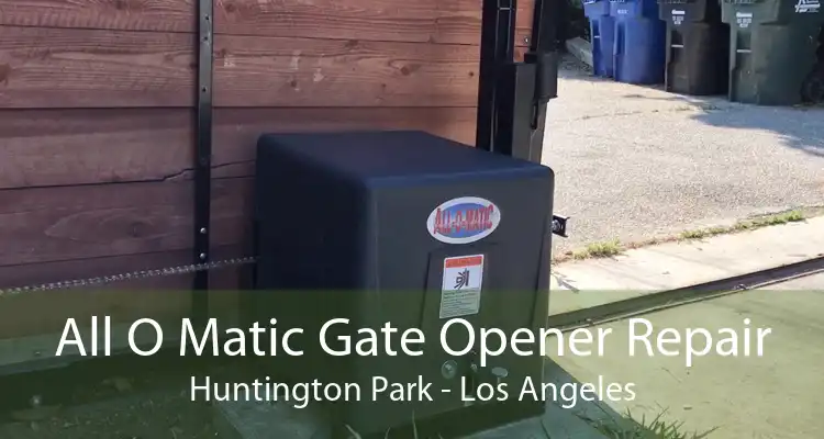 All O Matic Gate Opener Repair Huntington Park - Los Angeles