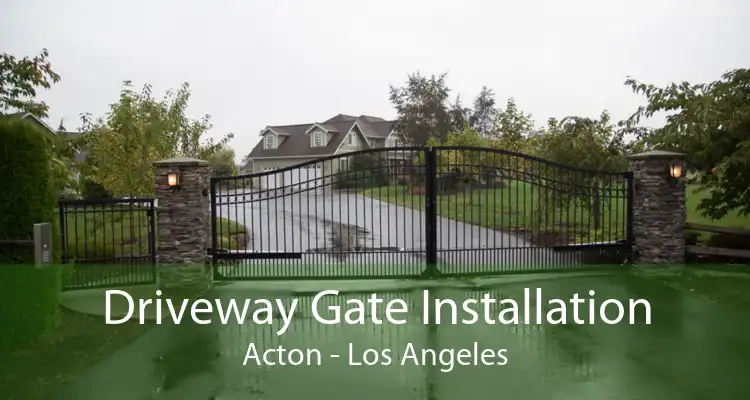 Driveway Gate Installation Acton - Los Angeles