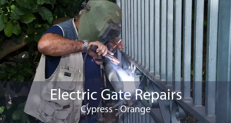 Electric Gate Repairs Cypress - Orange