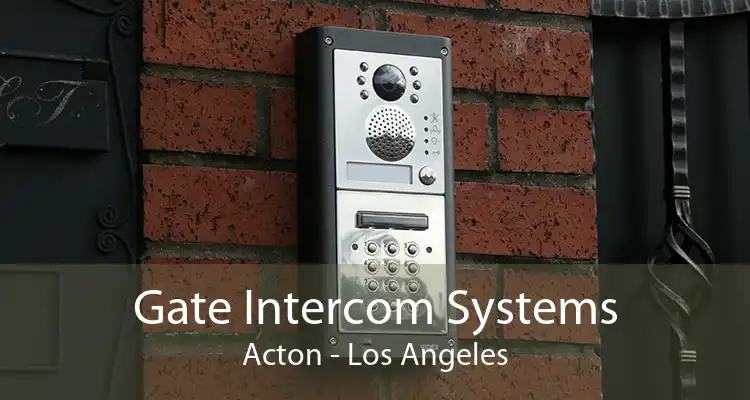 Gate Intercom Systems Acton - Los Angeles