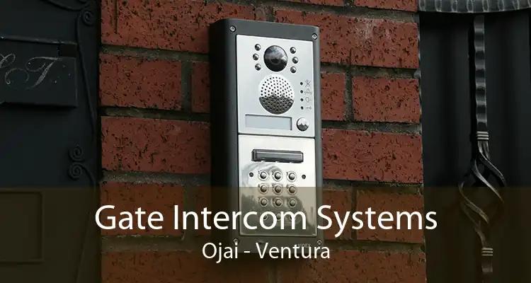 Gate Intercom Systems Ojai - Ventura