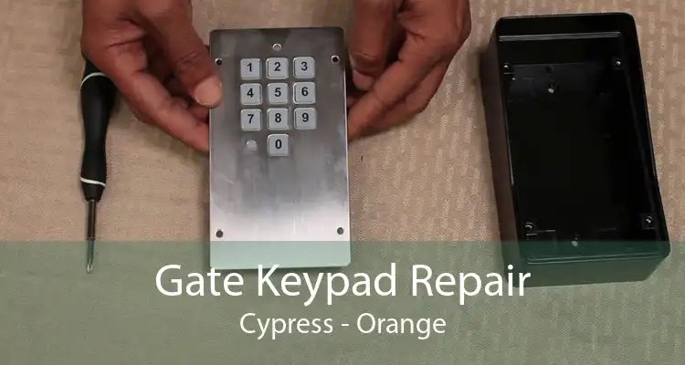 Gate Keypad Repair Cypress - Orange