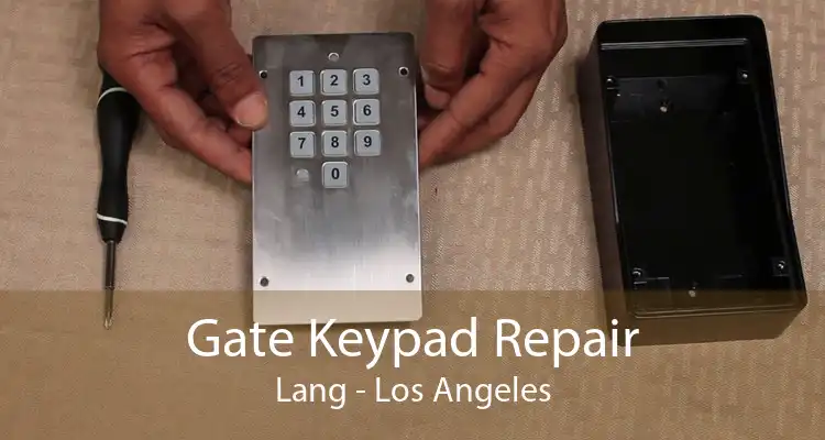 Gate Keypad Repair Lang - Los Angeles