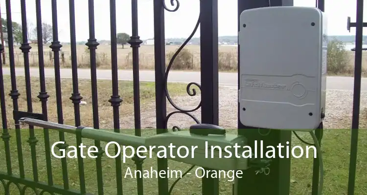 Gate Operator Installation Anaheim - Orange