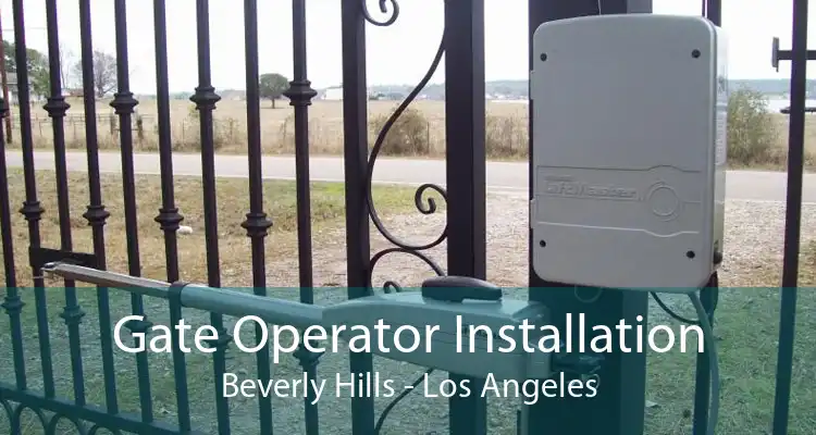 Gate Operator Installation Beverly Hills - Los Angeles