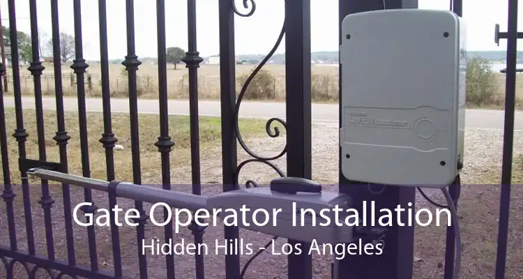 Gate Operator Installation Hidden Hills - Los Angeles