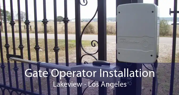 Gate Operator Installation Lakeview - Los Angeles