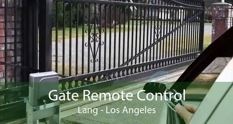 Gate Remote Control Lang - Los Angeles