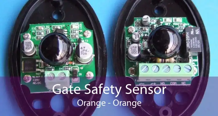 Gate Safety Sensor Orange - Orange