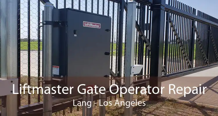 Liftmaster Gate Operator Repair Lang - Los Angeles