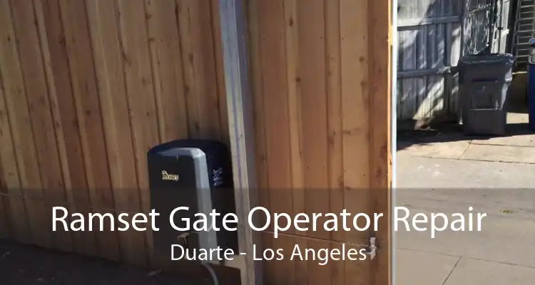 Ramset Gate Operator Repair Duarte - Los Angeles