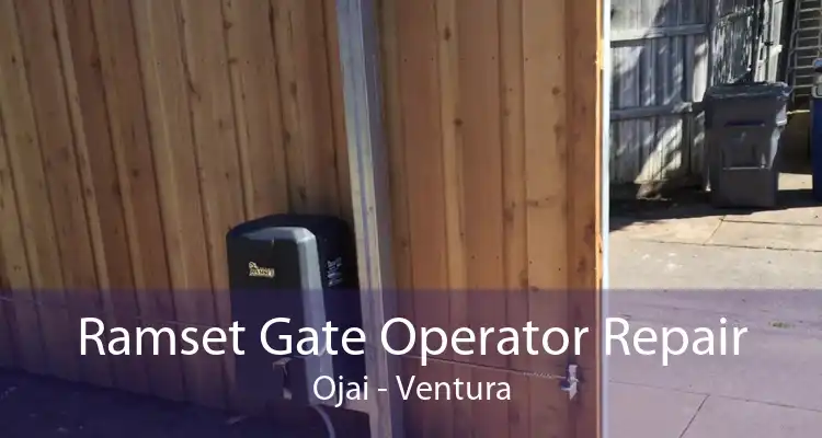 Ramset Gate Operator Repair Ojai - Ventura